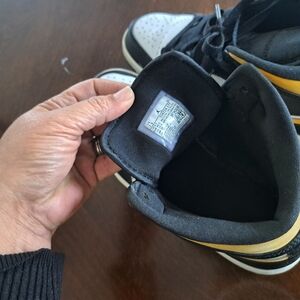 Man Black and White Sneakers